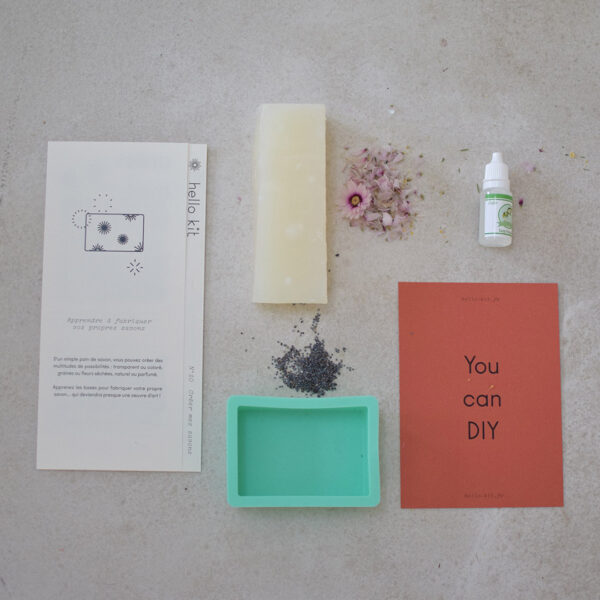 Box de Février : Kit DIY cosmétique Créer ses savons - hello kit
