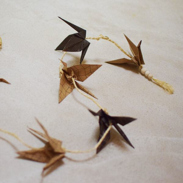 guirlande d'origamis