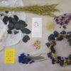 kitdiy-boxdiy-boxaoffrir-diynoel-decorationnoel-noelorbleu-violet-or-bleu-fleurssécchées-avoine-phalaris-eucalyptus-chardons-tuto-tutodiy