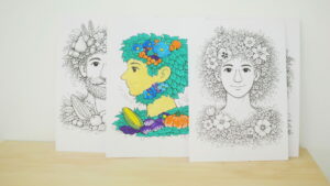 arcimboldo- peinture- coloriage- numéro- relax- anti stress- bien etre- burn out- théarapie- psychologie- box diy- hello kit- créativité- box diy- do it yourself- du temps pour soi- culpabilité
