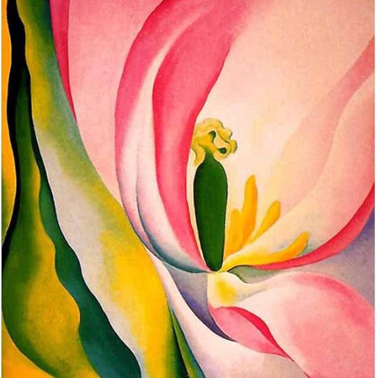 Georgia O'keeffe- artiste- créatrice- art- créativité- femme- inspirante- hello kit- box- kit- kits- créatif- créative- loisirs- activités- manuelle- relaxante- slow- prendre soin de soi- introversion- do it yourself- déco- fait main- artisanat- couleurs- fleurs- naturelle- bohème- douceur- minimaliste- moderne- confiance en soi- artistique